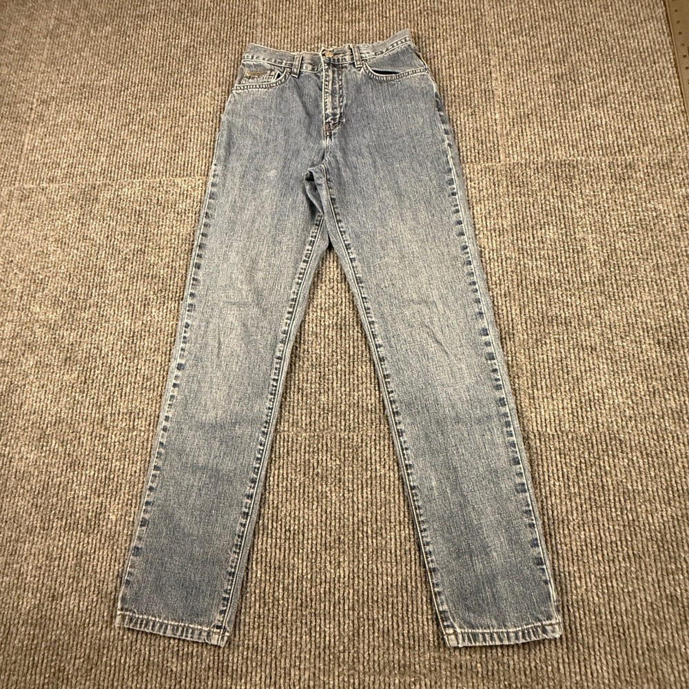 Calvin Klein Jeans Womens Size 4/30 Blue Medium Wash High Rise Straight Leg
